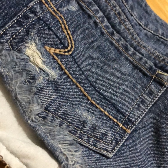 AMERICAN EAGLE 00 SHORTS WITH SEQUIN BLING POCKETS - Picture 7 of 8